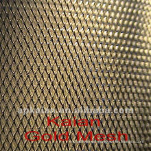 300mm diamond gold expanded metal mesh